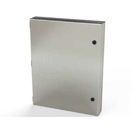 Saginaw Control & Engineering Electrical Enclosures, 18 in H, 1-1/2 in D, 14 in W, NEMA 3R, 4, 4X, 12, 13, 304 Stainless Steel SCE-HA1814SS